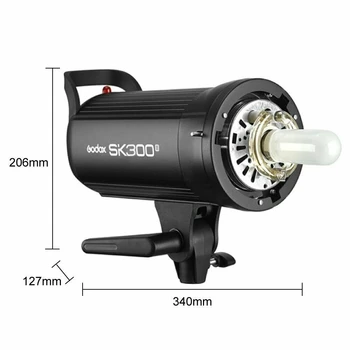 Godox SK300II 300Ws Studio Flash Strobe Built-in 2.4G Wireless X System Professional Flash for Photography Shooting detail image