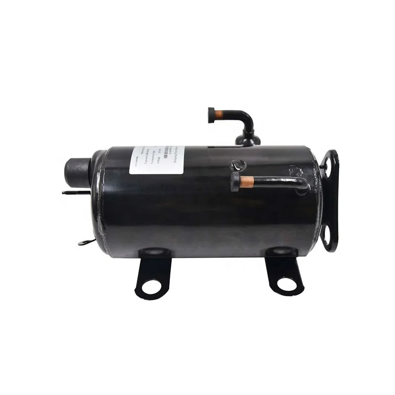 R134a Horizontal Dc 48v Inverter Electric Ac Compressor 1800watt For Tractors Rv Truck Camper