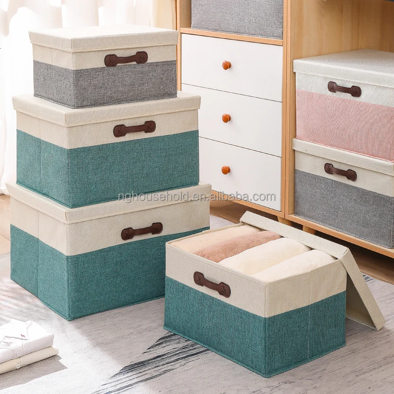 childrens canvas storage boxes