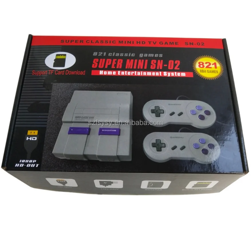 2025 Mini Classic Retro Games 8-bit Built-in 821 Home VIDEO Game Entertainment, HD Video Game Console HDMI Version Drop Shipping