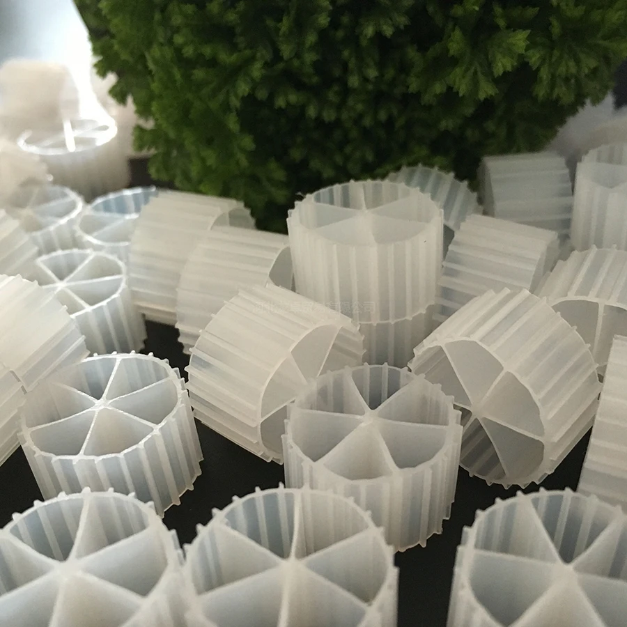 Plastic Hdpe Mbbr Moving Bed Biofilm Reactor Suspending Media Bio Carrier for Aquaculture Water Treatment Process