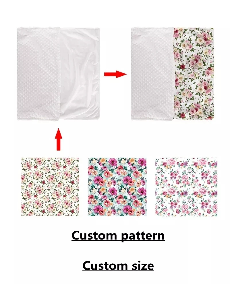 Wholesale 100 Polyester Baby Blanket Super Soft Sublimation Fleece