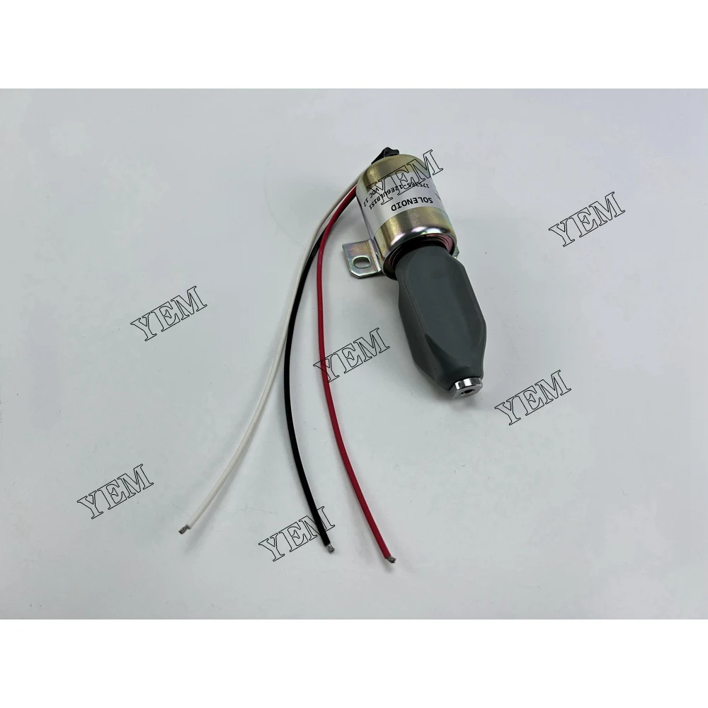 12V Solenoid Valve 1753ES-12E6ULB1S1 SA-3786-12 for Kubota 721D2 OEM Engine Parts