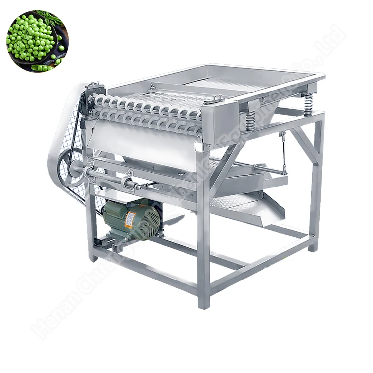 Промышленная машинка для очистки очищенных бобов ручная молотилка