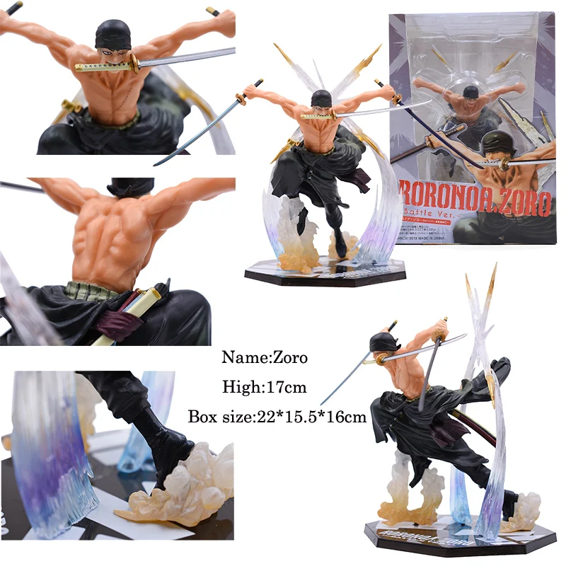 One Pieces Luffy Zoro Sanji Ace Action Figure Pvc Collection Model Toy