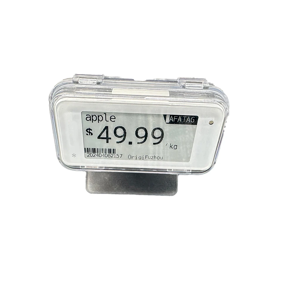 Electronic price tag system digital shelf plastic electronic shelf talker digital price tag labels holders for supermarket details