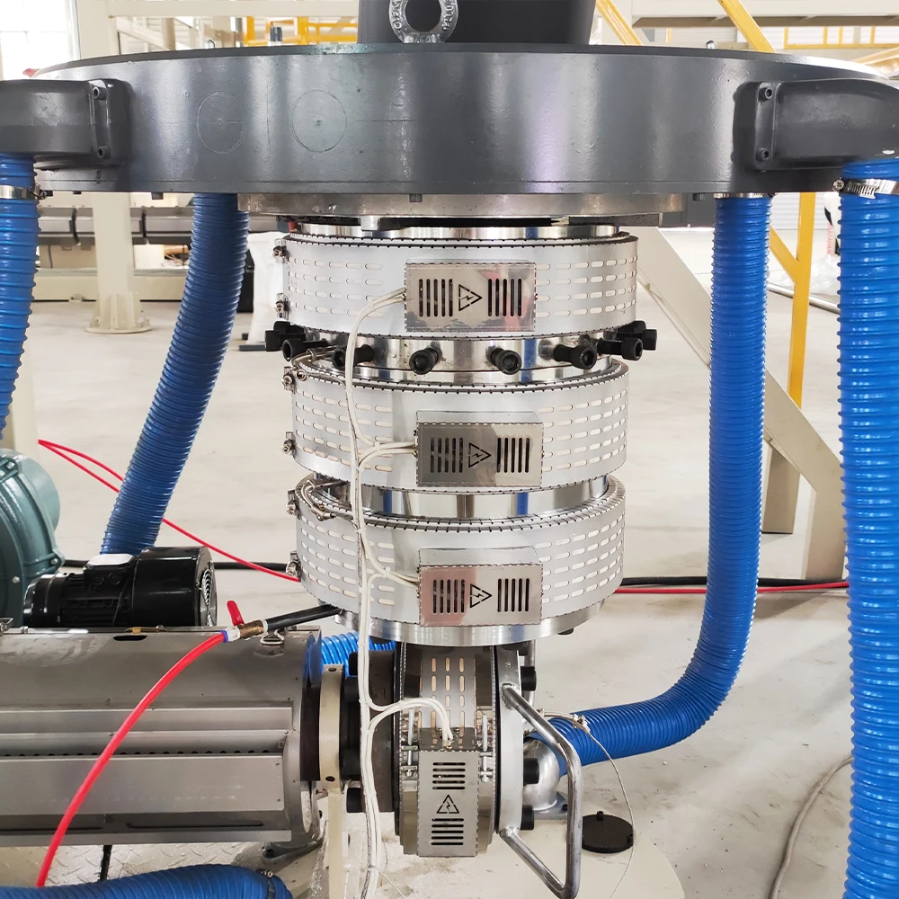 HDPE LDPE Open Folding Single Layer Film Blowing Machine