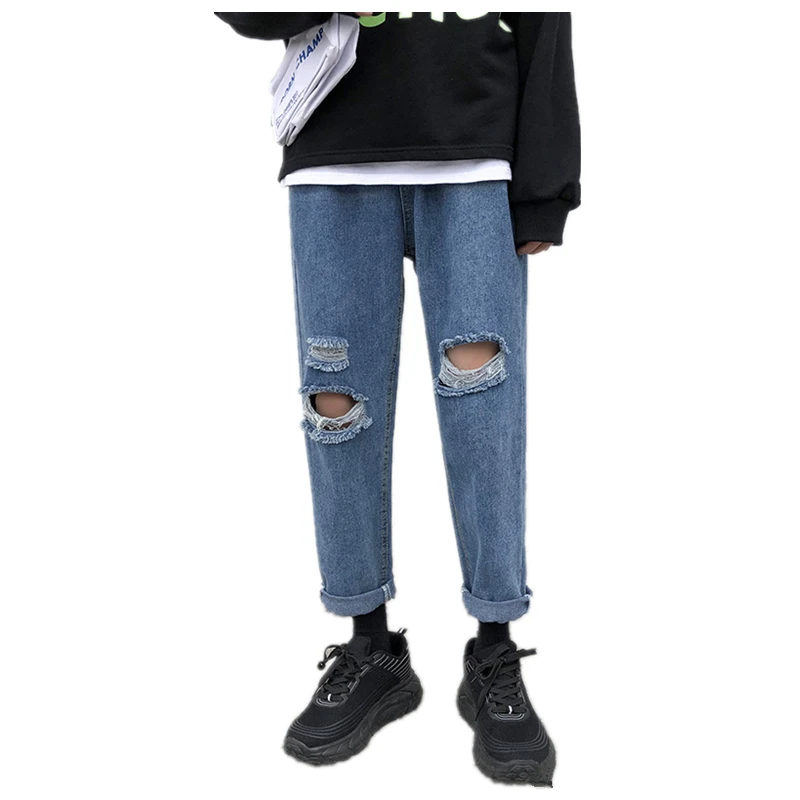 baggy ripped jeans mens