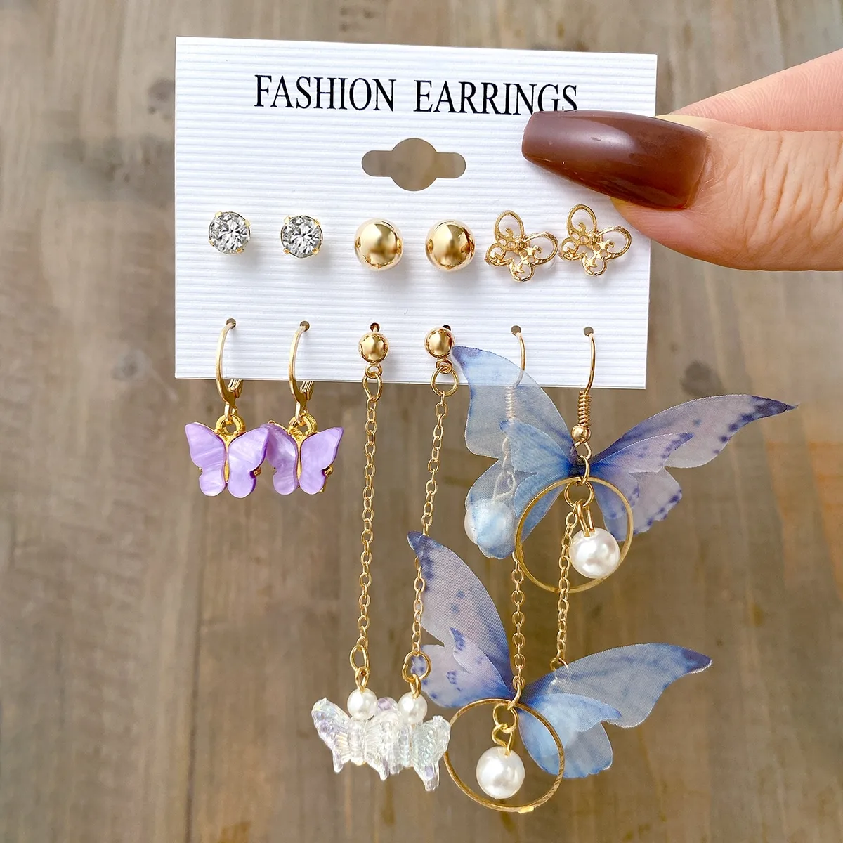  LKingel 12Pairs Gold Statement Earrings for Women Gold Dangle Earring  Set Love Pearl Snake Butterfly Mushroom Lock Earring Set Punk Fashion  Earrings Jewelry for Women Girls (12pairs): Clothing, Shoes & Jewelry