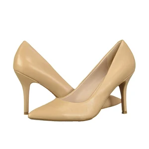 Fashionable Genuine Leather High Heels for Women New Style Slip-On Closure Thin Heels Anti-Slip for Summer and Autumn