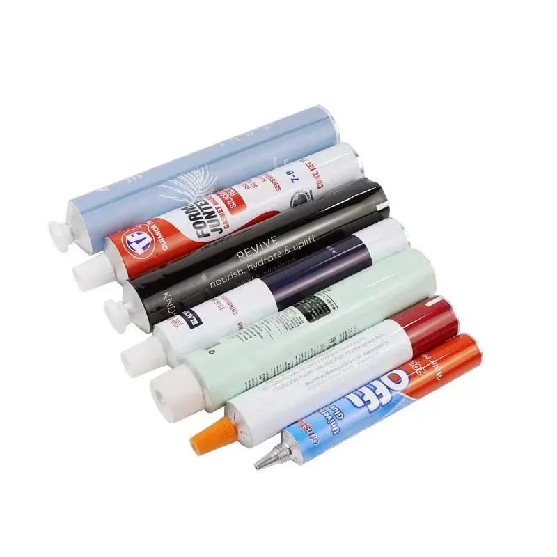 Custom Printed Empty 20ML 100ML 130ML Aluminum Tubes Cosmetic Toothpaste Paint Packaging for Pharmaceuticals Cream Metal Cap