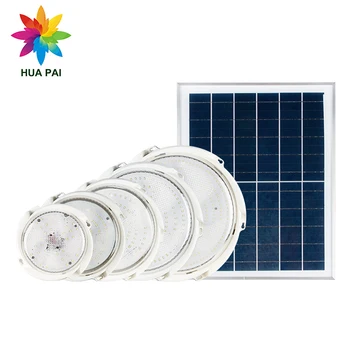 HUAPAI Manufacturer High Quality Waterproof Ip65 Outdoor 40w 60w 100w 200w 300w LED Solar Ceiling Lamp