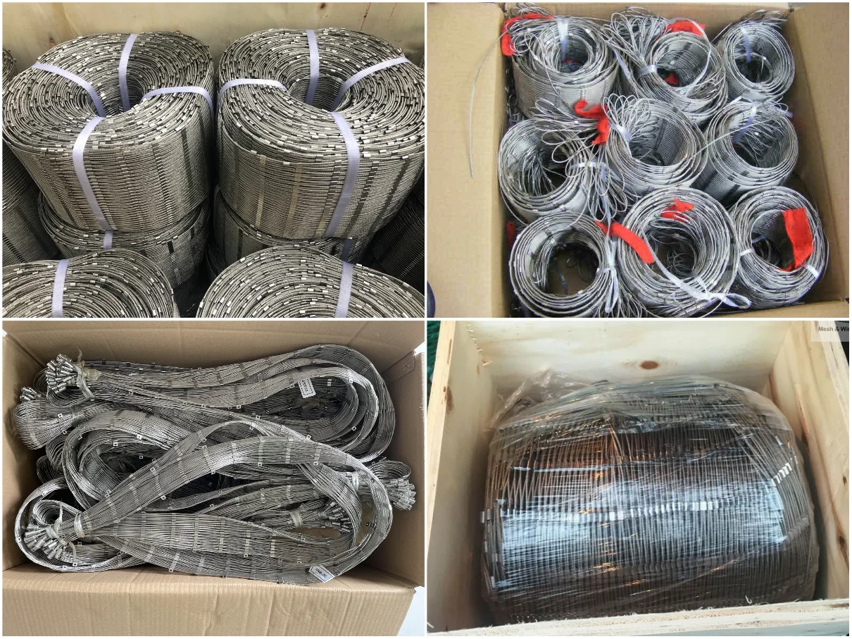 SS316 Ferrule Inox Cable Flexible Stainless Steel Wire Rope Mesh ...