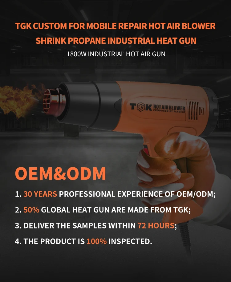 Tgk Custom Hot Air Blower Shrink Propane Industrial Heat Gun For Mobile Repair Buy For Mobile