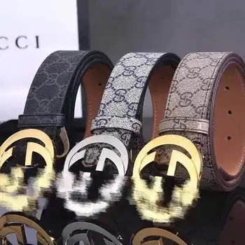 2022 Big brander design men's alloy buckle belt Genuine leather GG brand Belts for man Luxury metal buckle