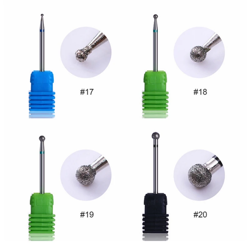 6-teiliges Diamant-Bits Set Für Elektrische Nagelfeilen – Inkl. Schleifbänder, Für Maniküre & Pediküre