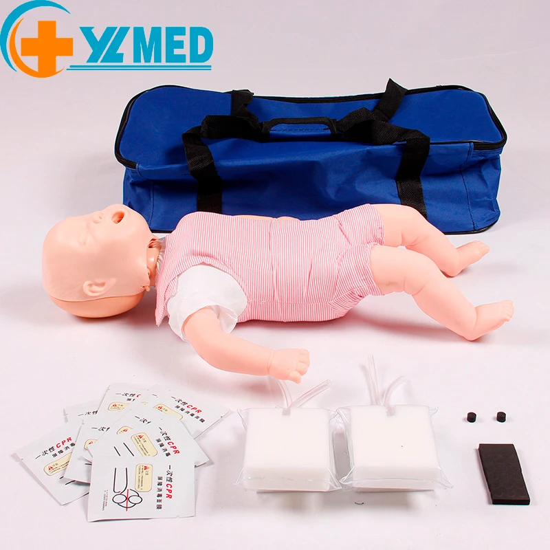 Medical Science PVC First Aid Training Doll 150 Infant and Airway Obstruction Manikin Model for Nurse Training Child Nursing Cpr
