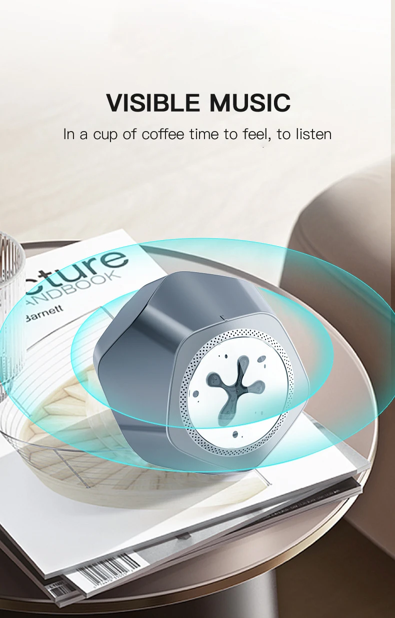 Fluid Speaker Round Falling Fluid Speaker Dedicated