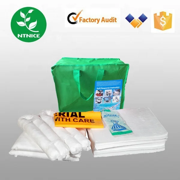 Portable 80L Oil Spill Kits with Control Pads Environmentally Friendly Product to Prevent Spillage