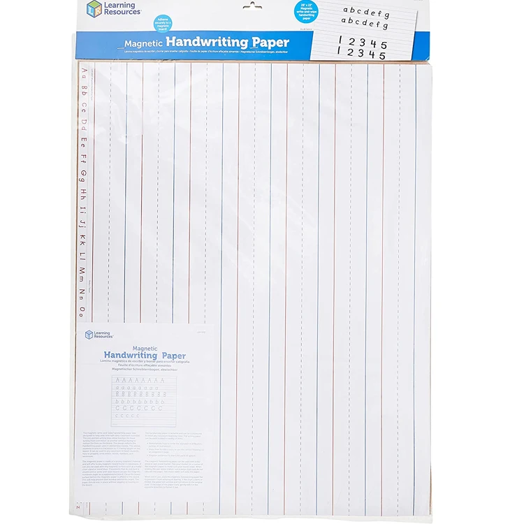 Giant Large Size Handwriting Practice Magnetic Graph Paper for Kids Preschool Writing Letters Words