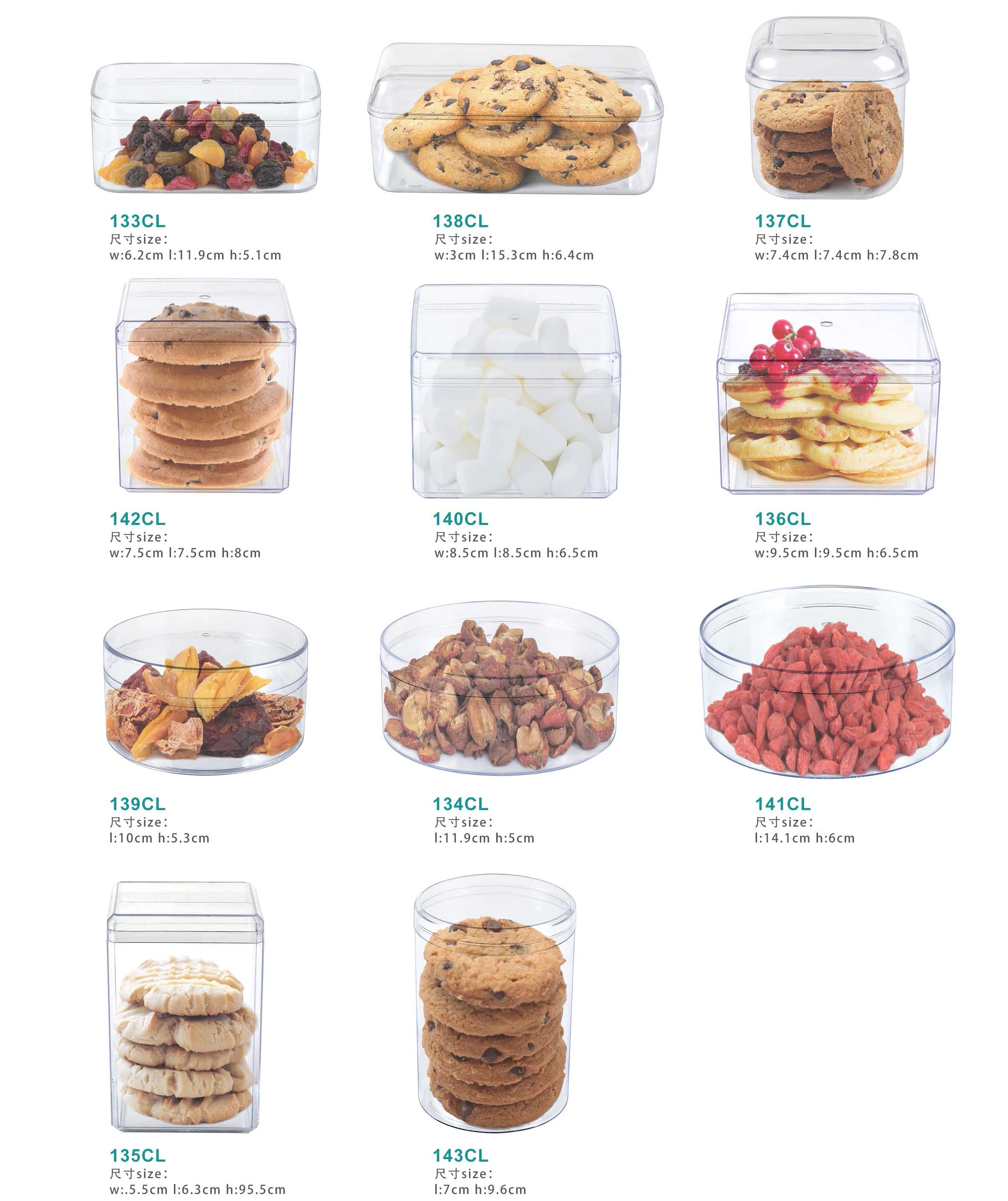 Hard Plastic Biscuit Mousse Cup Tiramisu Dessert Pudding Packaging box