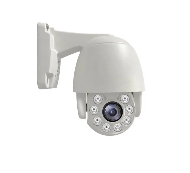 Hik Unv PTZ Kamera 360 8MP 4K IP, Kamera Keamanan CCTV Luar Ruangan 5X Zoom  Lensa Bermotor P2P