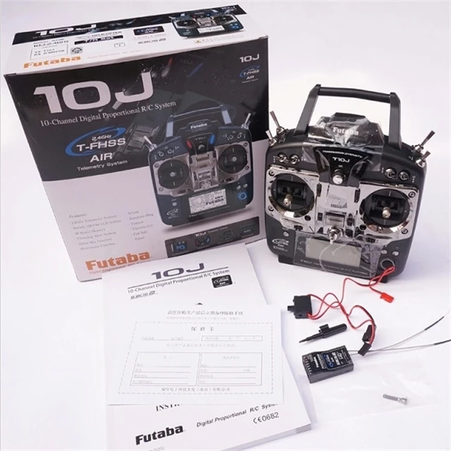 Futaba T10J 10J with R3008SB Receive 10 Channel 2.4GHz Radio