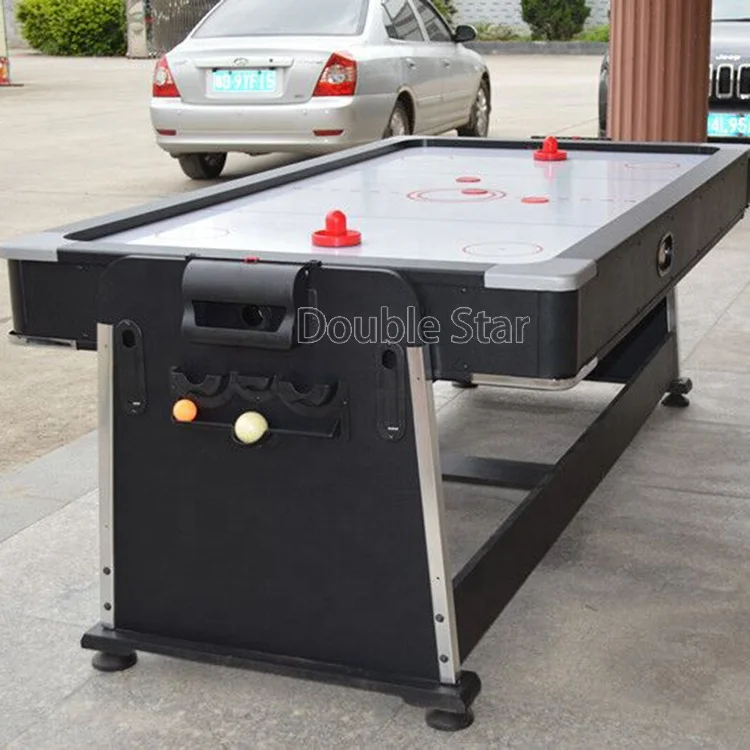 SZX Modern 4 in 1 Billiard & Pool Table with air Hockey and Tennis Dinning for Adult