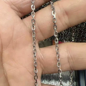 Oval Chain for Jewelry Making Stainless Steel Sterling Silver Findings