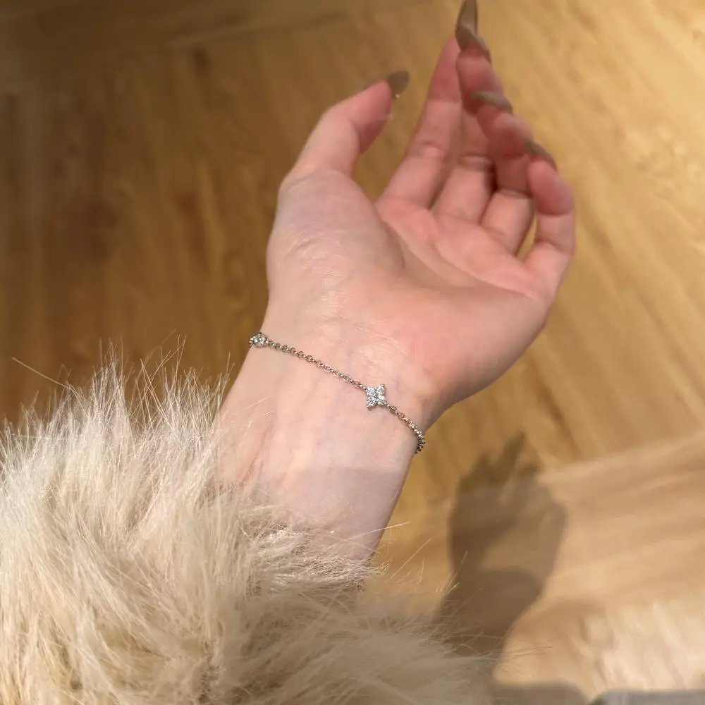 KAKODIY Stock Link Chain Starfinr Jewelry Bracelet Women's 925 Sterling Silver Bracelet detail 4