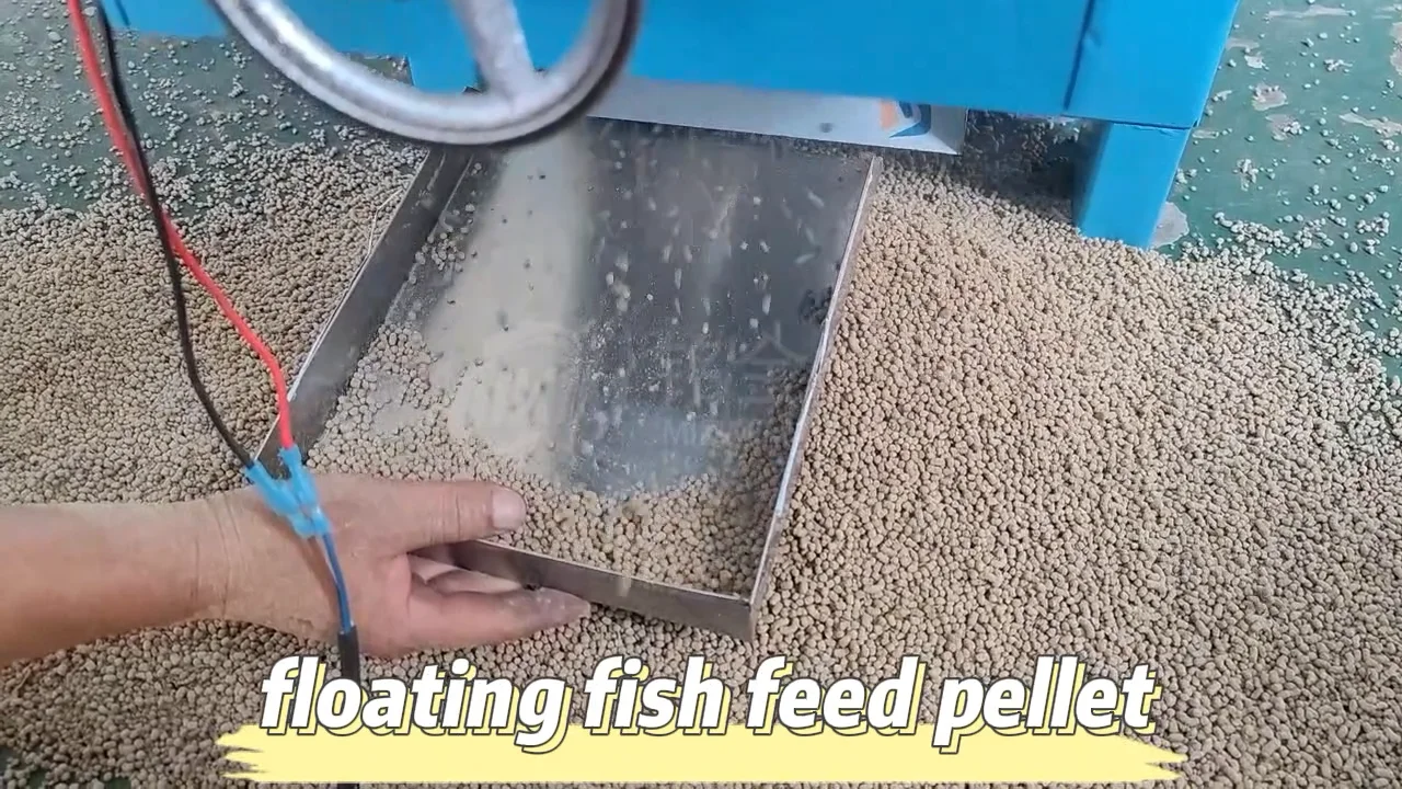 Aquaculture Floating Fish Feed Extruder Koi Fish Feed Production Line