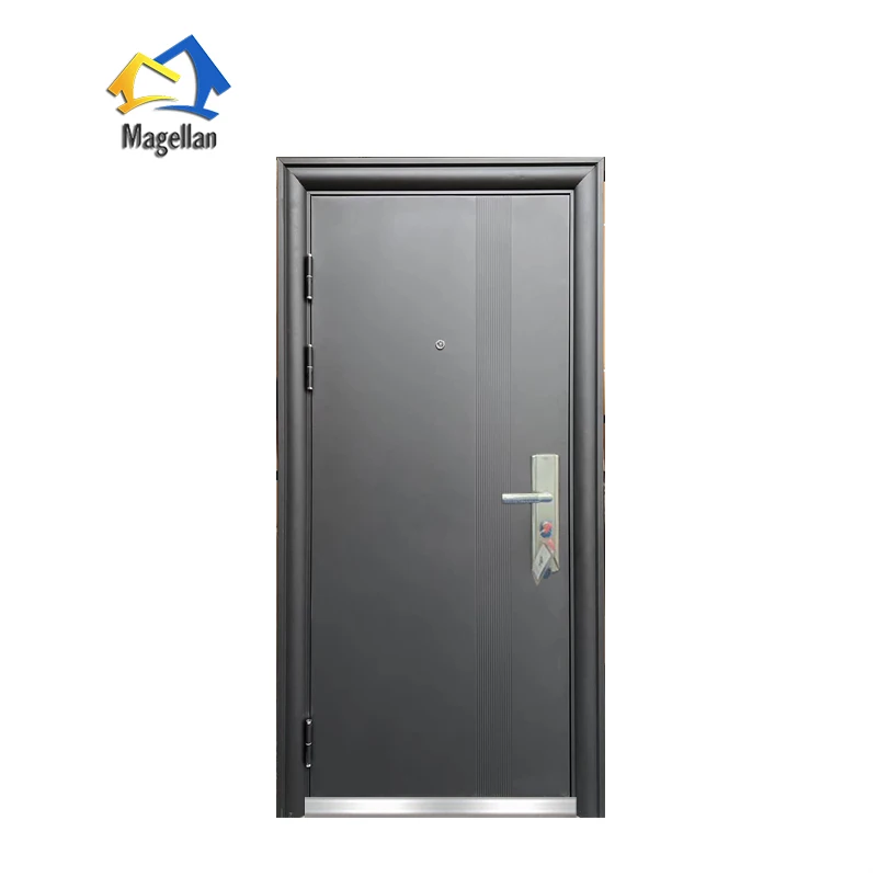 Apartment Main Gate Design Stainless Steel Door Security Cheapest Price of Steel Doors