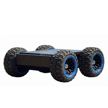 Remote Control Robot Chassis 4 Tyre Wheels Chassis Carrier Tire 4 Wheel Electrical Ugv Chassis