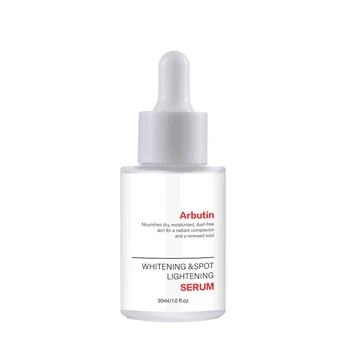 Private Label Alpha Arbutin Pigmentation Whitening Skin Tone Dark Spot Correcting Lightening Face Serum