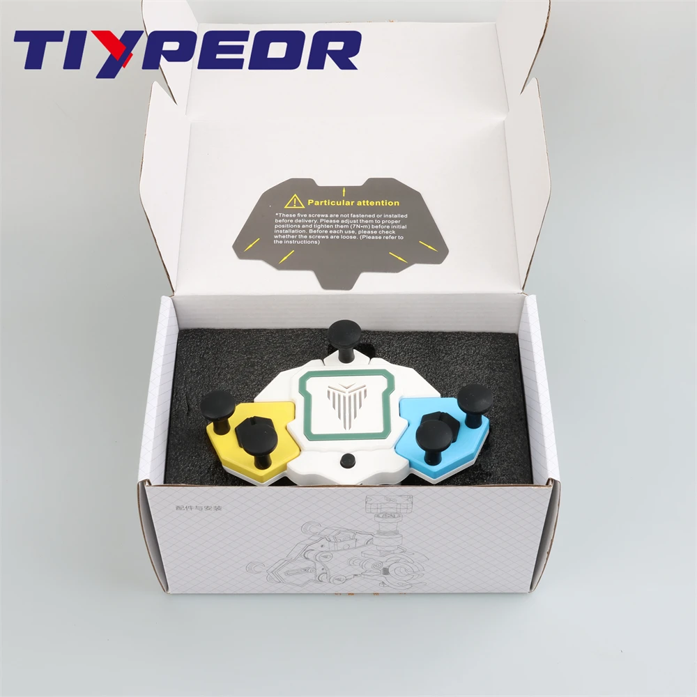 TIYPEOR Motorcycle Bicycle Mobile Phone Universal Holder Qi15W Wireless Charger Vibration Buffer Bracket 360 Degree Adjustment manufacture