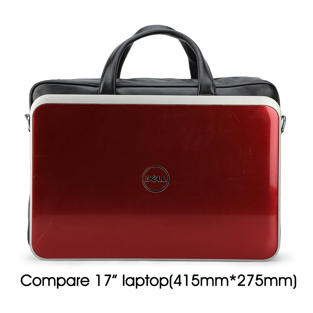 Top Grain Genuine Leather Briefcase Men’s Genuine Leather Briefcase Waterproof Laptop Handbag Shoulder Business Briefcase