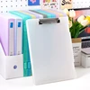 A4 Storage Clipboard Transparent White