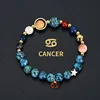 Cancer-blue black spotted stone