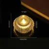 Diamant de cristal de grande taille - Lumière chaude