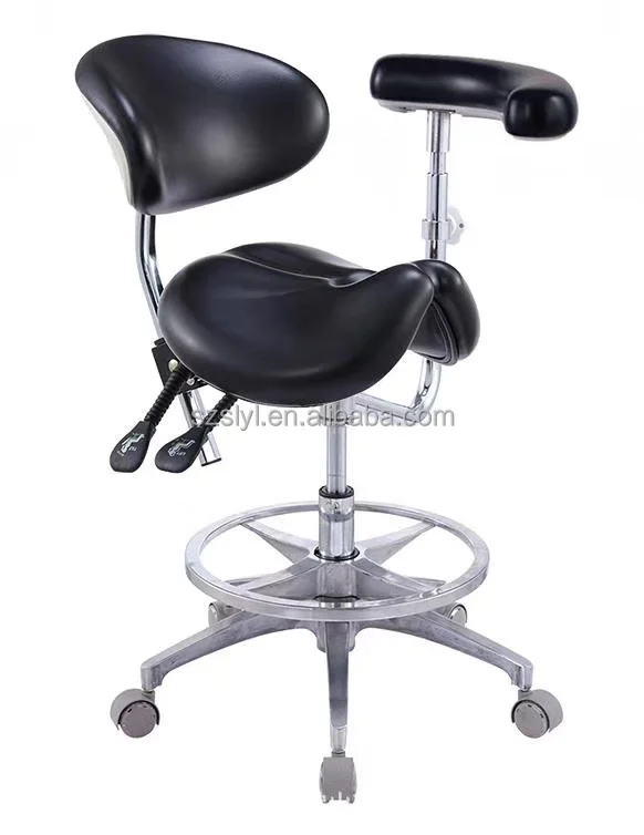 Ergonomic Dental Chair with Adjustable Backrest for Hospitals Aluminum Alloy Dental Chairs