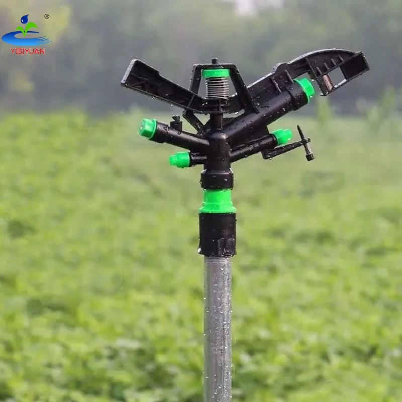 1Ha 1/2 Inch Plastic Water Rotating Impact Garden Sprinkler Irrigation System