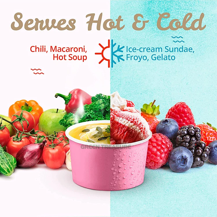 2 3 4 6 8 10 12 16 Oz 90 100 150ml Ice Cream Bowl With Spoon Ice Cream