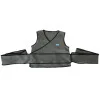 Abdominal and shoulder double fixation restraint vest