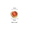 A golden-6mm [about 1.5g per unit]]