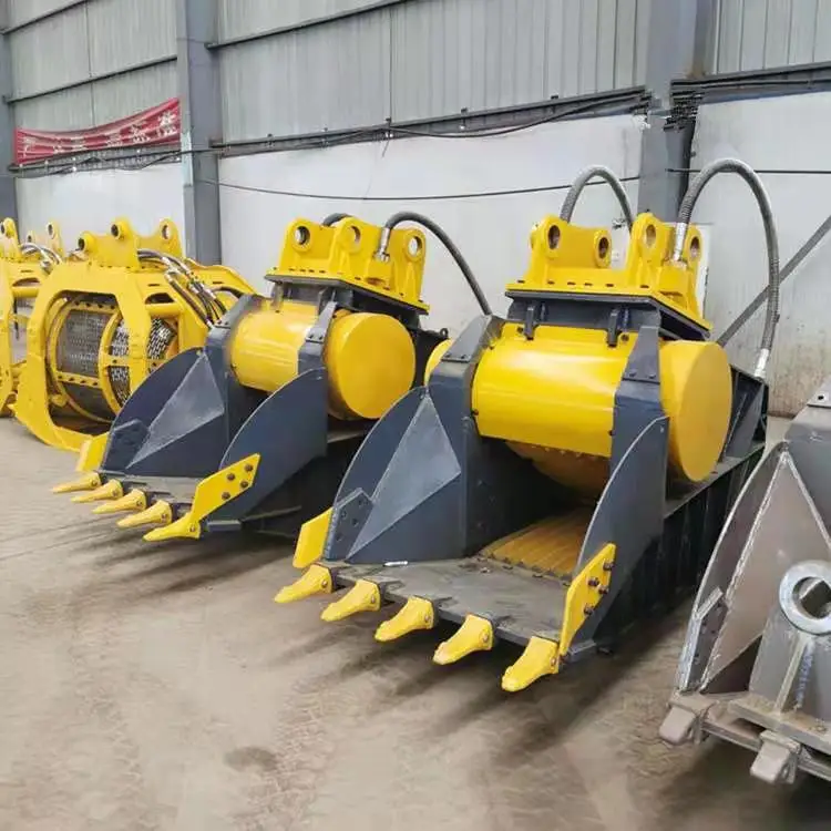 Factory Customized Excavator Attachment Bucket Crusher for 20-35t Excavator