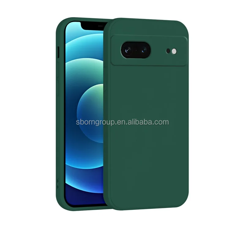 Shockproof Slim Protective Case for Google Pixel 7 6 a Pro Liquid Silicone  Cover for Google 8 9 a Pro XL Mobile Phone Cases