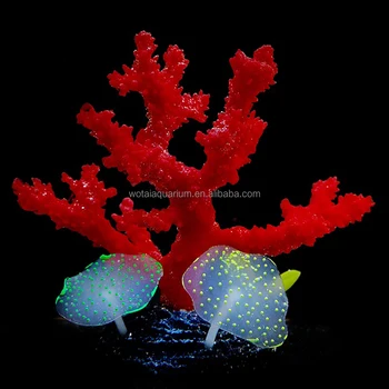 Physical coral fish tank set decoration coral simulation silicone odor-free aquarium