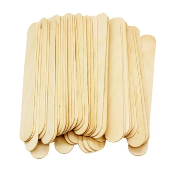 Body Hair Remove Melting Wax 10pcs/bag 100pcs/box Wooden Spatula for Waxing