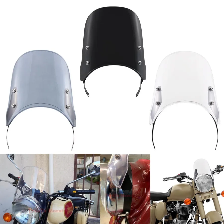 windshield for royal enfield classic