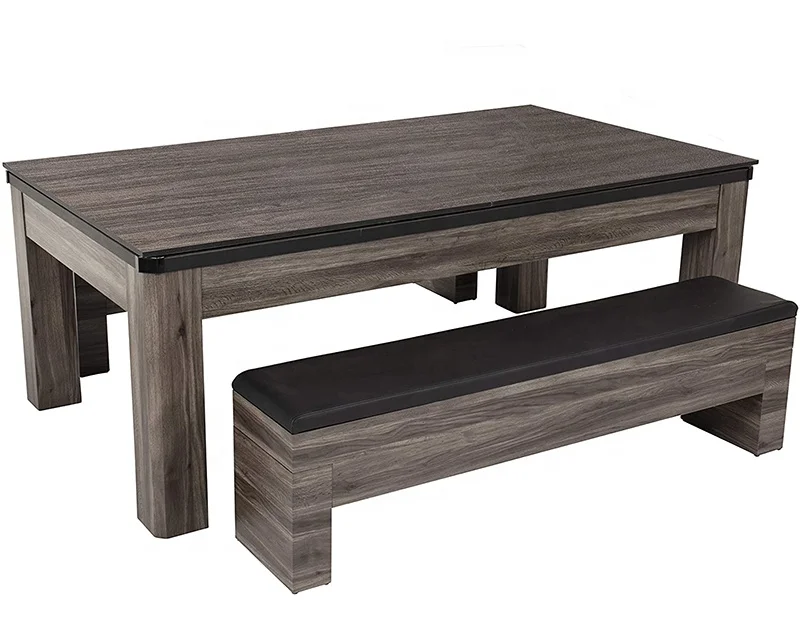 7ft 3-в-1 с откидным верхом Многофункциональный бильярдный стол с обеденной крышки для пинг-понга Топ и штаны комплект 2 места стенда